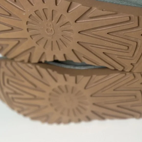 UGG Classic Short II Sea Green Sheepskin Boots Women's 8 (Discontinued Colorway) - Picture 9 of 11